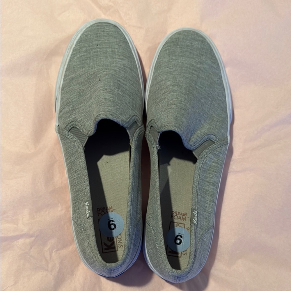 Keds Gray Slip-On Sneakers